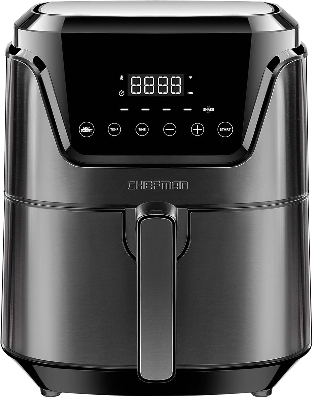 Chefman 6 Quart Dual Basket Air Fryer Oven Digital Nonstick Dishwasher Safe