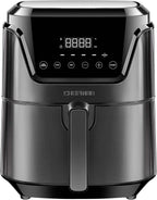 Chefman 6 Quart Dual Basket Air Fryer Oven Digital Nonstick Dishwasher Safe