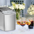 Silonn Nugget Ice Maker Countertop 33lbs Daily Soft Chewable Ice Machine