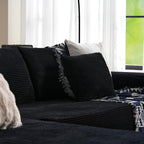 ovios Cloud Sectional Sofa L Shape Chaise Deep Seat Modular Living Room Couch