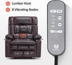 MCombo Dual Motor Power Lift Recliner Chair for Elderly with Heat Massage USB