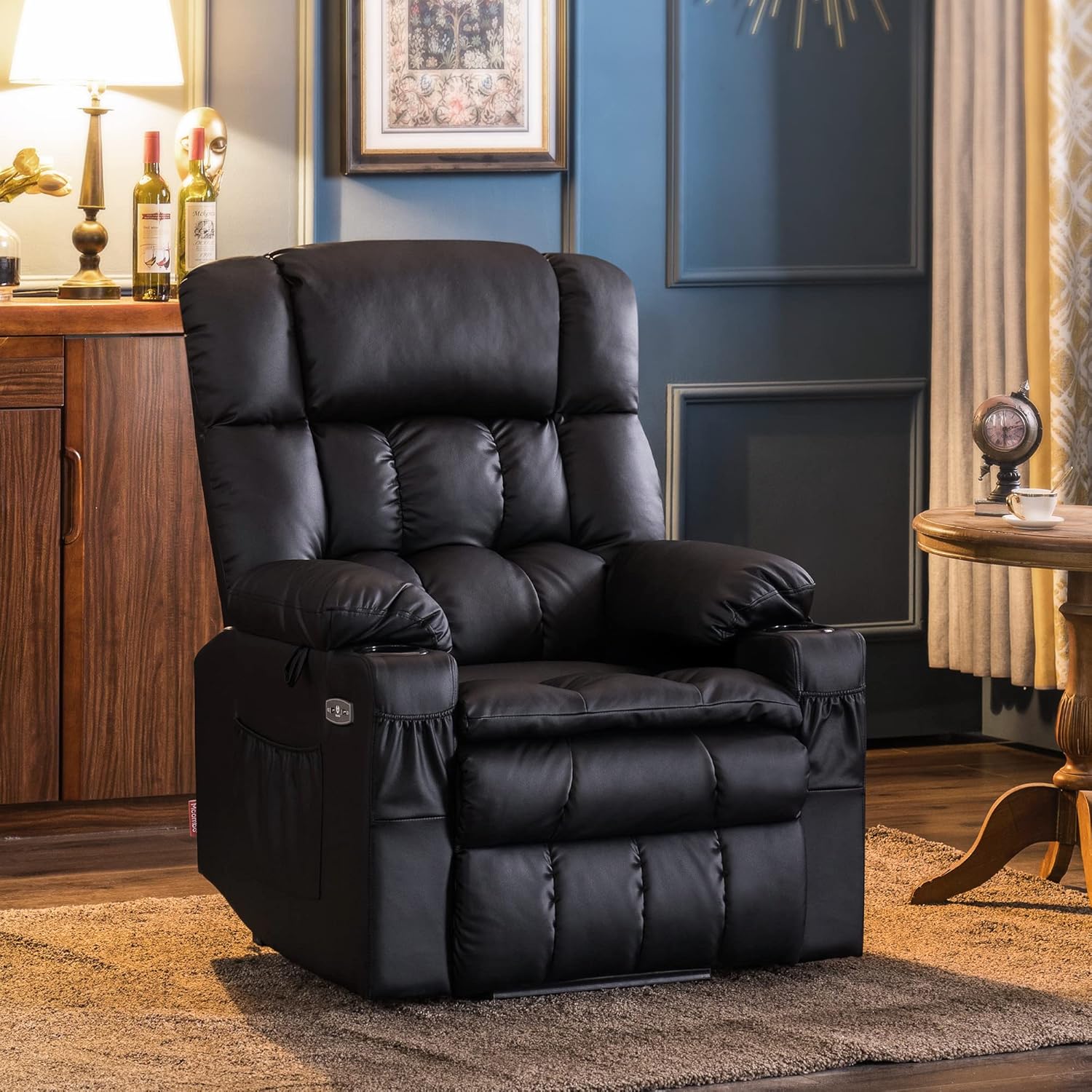 MCombo Dual Motor Power Lift Recliner Chair for Elderly with Heat Massage USB