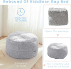 MAXYOYO Convertible Bean Bag Chair Bed for Kids with Foam Filling