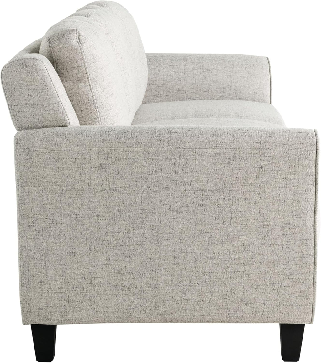 Lifestyle Harrington Sofa Upholstered Microfiber Fabric Curved Arm Couch