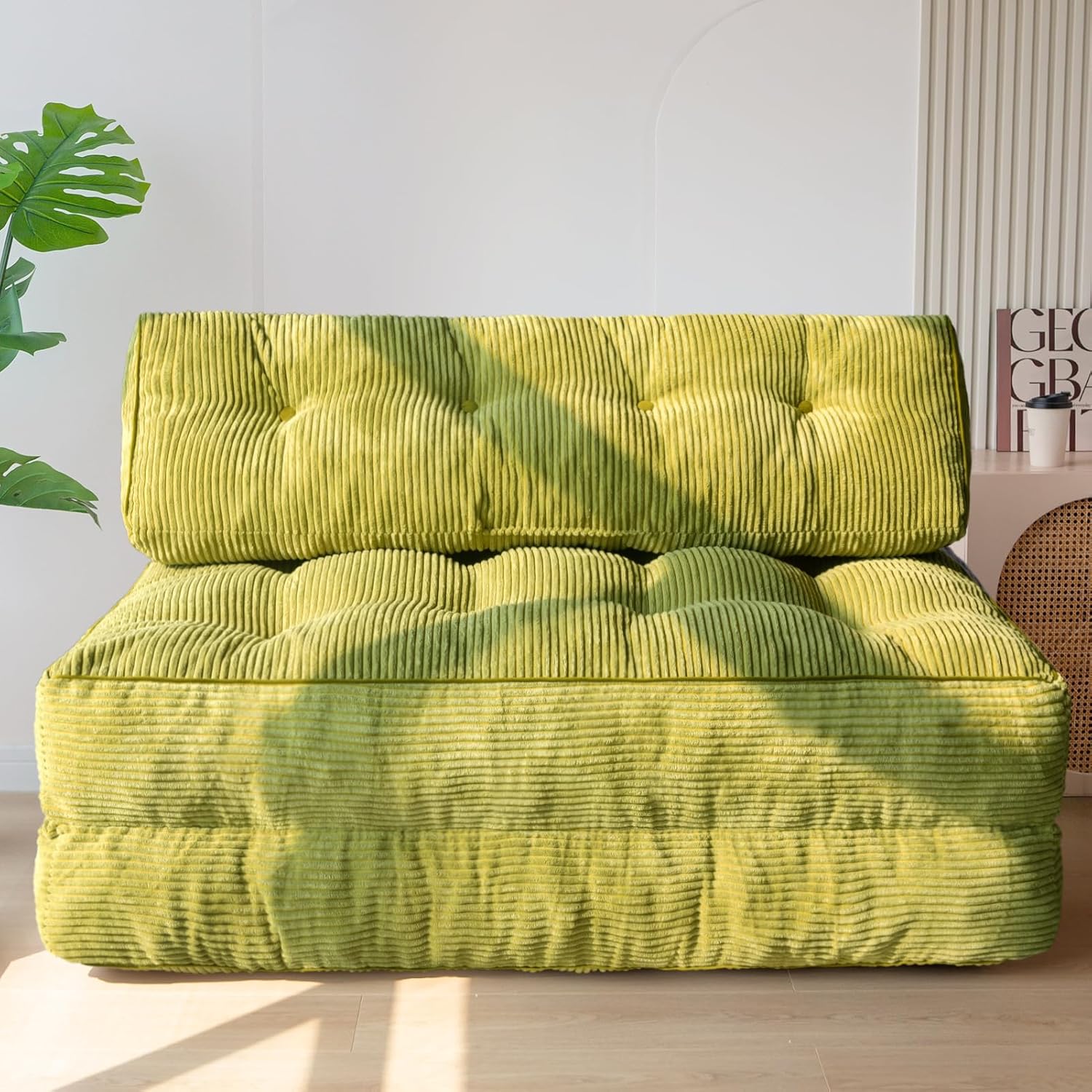 MAXYOYO Folding Sofa Bed Convertible Sleeper Chair with Pillow