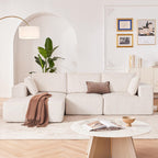 Weture 108" Modular Sectional Sofa Deep Seat Cloud L-Shape Couch with Chaise