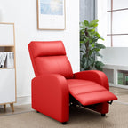 JUMMICO Adjustable Recliner Chair Home Theater Sofa with Thick Cushion