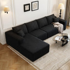 Settab Cloud Modular Sectional Sofa U Shaped Deep Seat Living Room Couch