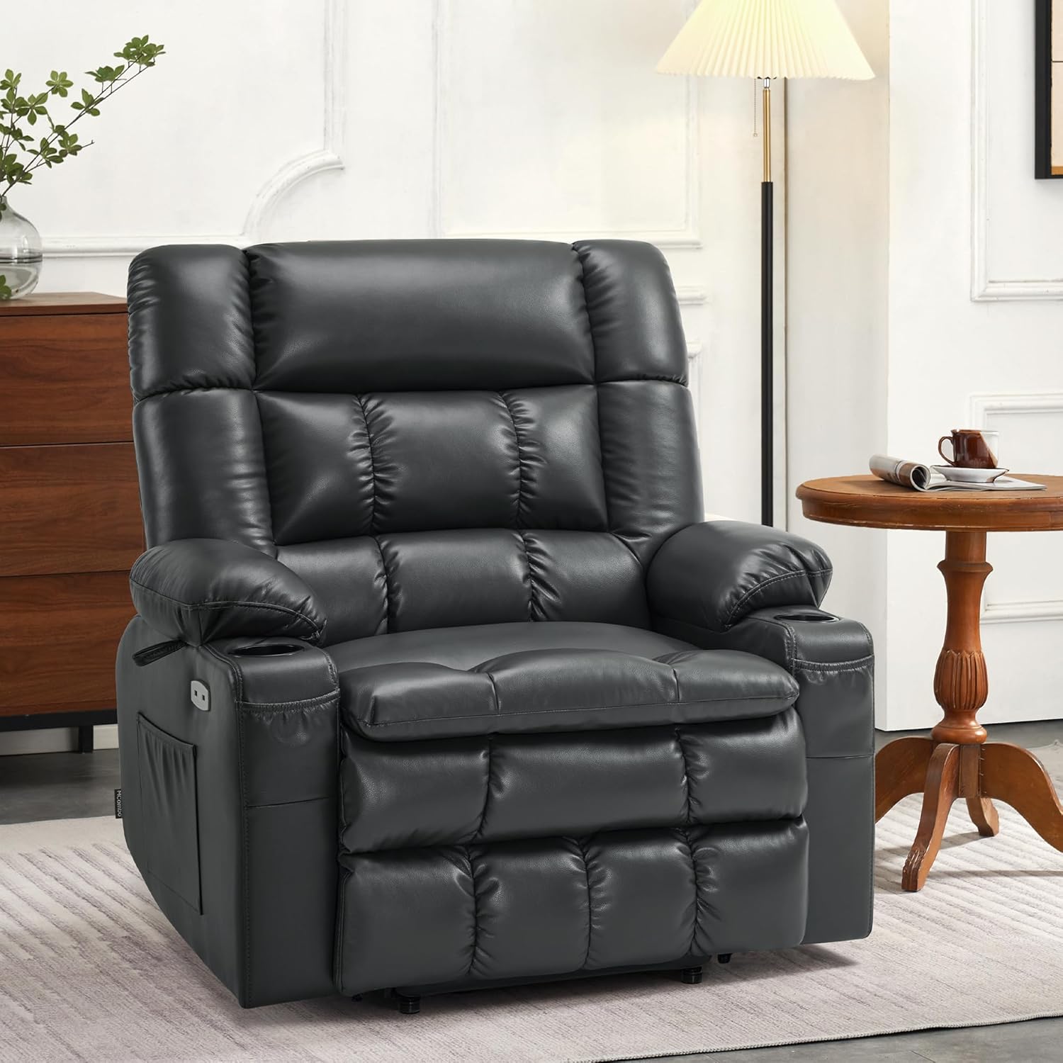 MCombo Dual Motor Power Lift Recliner Chair for Elderly with Heat Massage USB