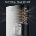 HOGARLABS 34 Pint Dehumidifier for Home Basement Ultra Silent Auto Shut Off Humidity Control