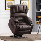 MCombo Power Lift Recliner Chair for Elderly with Heat Massage USB Cup Holders