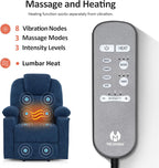 MCombo Power Lift Recliner Chair for Elderly with Heat Massage USB Cup Holders
