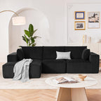 Weture 108" Modular Sectional Sofa Deep Seat Cloud L-Shape Couch with Chaise