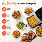 COSORI 6 Quart Air Fryer 9 in 1 Compact Ceramic Coating Oil Less Cooker