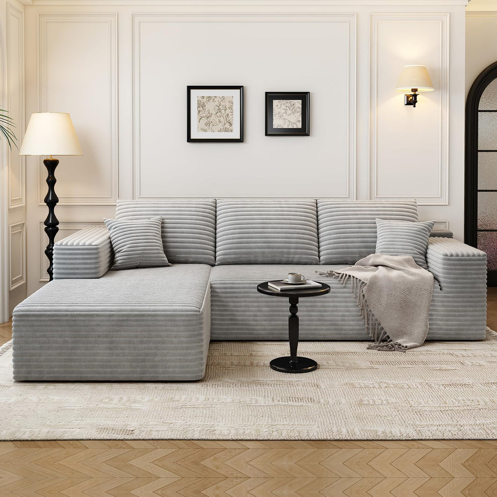 Settab Cloud Modular Sectional Sofa U Shaped Deep Seat Living Room Couch