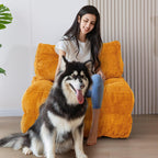 MAXYOYO Folding Sofa Bed Convertible Sleeper Chair with Pillow