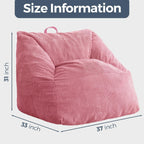 MAXYOYO Bean Bag Chair with Handle and Pocket for Adults Kids Teens