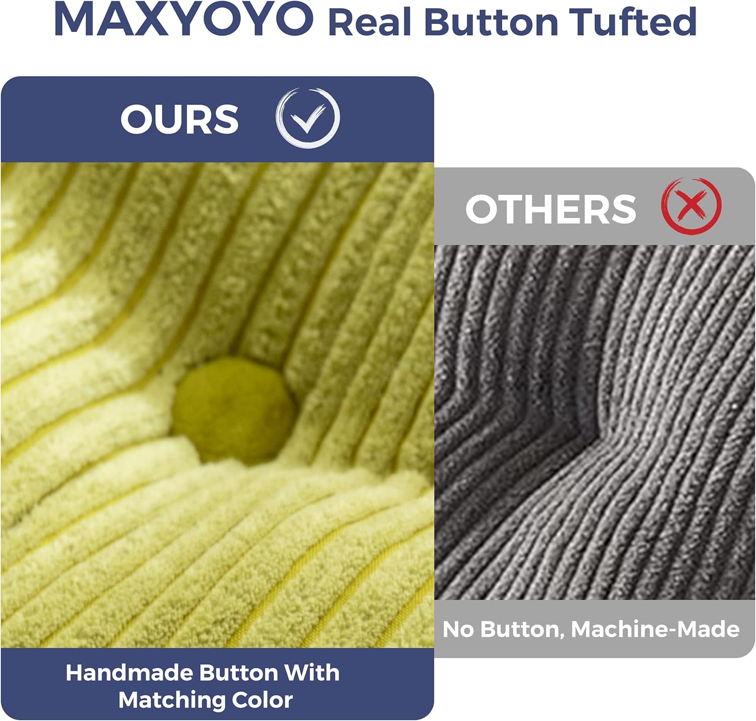 MAXYOYO Folding Sofa Bed Convertible Sleeper Chair with Pillow