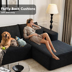 Settab Cloud Modular Sectional Sofa U Shaped Deep Seat Living Room Couch