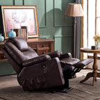 MCombo Electric Power Lift Recliner Massage Heat Chair for Elderly 3 Positions 2 Pockets USB