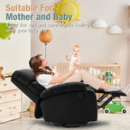 hzlagm Swivel Rocker Recliner Chair Small Space Rocking Recliner
