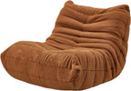 Hobestluk Giant Bean Bag Chair Memory Foam Faux Fur Sofa for Living Room