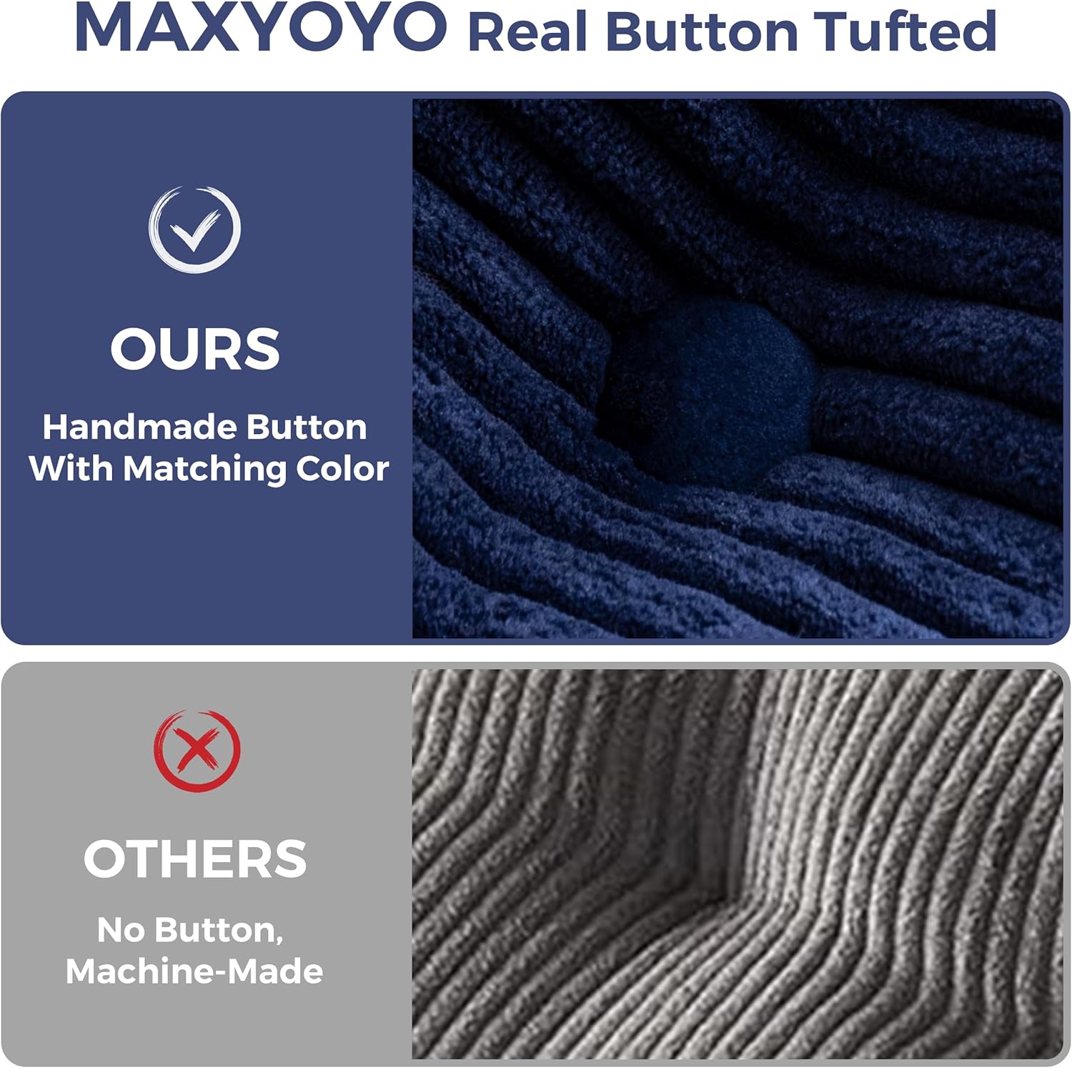 MAXYOYO L Shaped Folding Sofa Bed Convertible Sleeper with Pillow Armrest