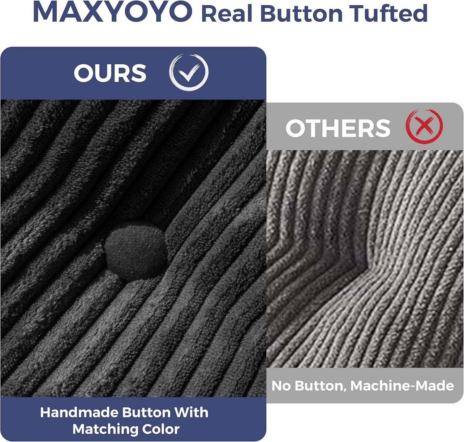 MAXYOYO Folding Sofa Bed Convertible Sleeper Chair with Pillow