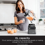 Ninja 1000W Countertop Blender Total Crushing Smoothie and Ice Blender 72oz Black & Grey