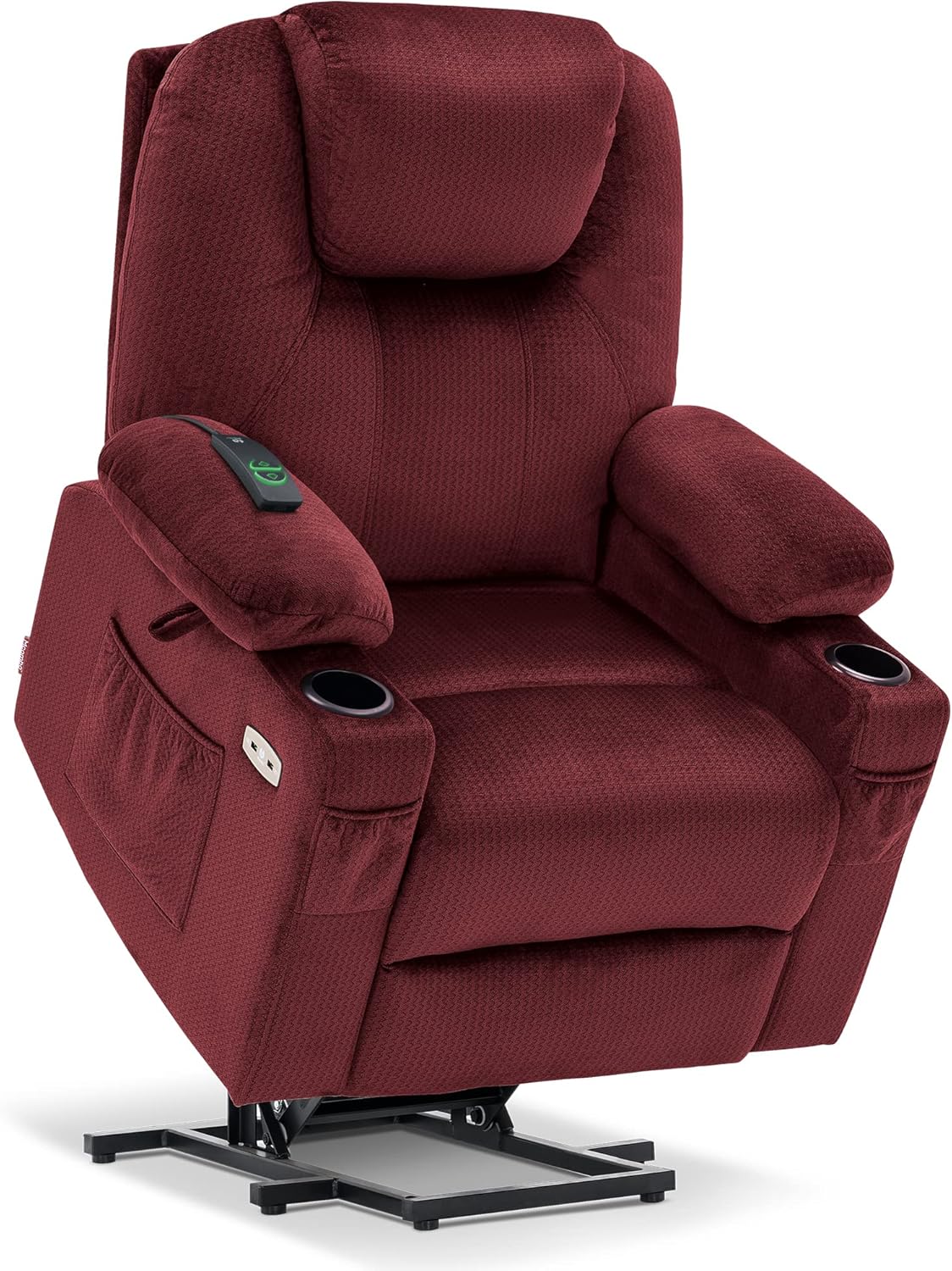 MCombo Power Lift Recliner Chair for Elderly with Heat Massage USB Cup Holders