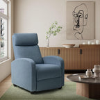 JUMMICO Adjustable Recliner Chair Home Theater Sofa with Thick Cushion