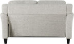 Lifestyle Harrington Sofa Upholstered Microfiber Fabric Curved Arm Couch