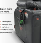 MCombo Dual Motor Power Lift Recliner Chair for Elderly with Heat Massage USB