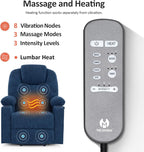 MCombo Power Lift Recliner Chair for Elderly with Heat Massage USB Cup Holders