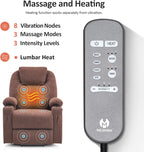 MCombo Power Lift Recliner Chair for Elderly with Heat Massage USB Cup Holders