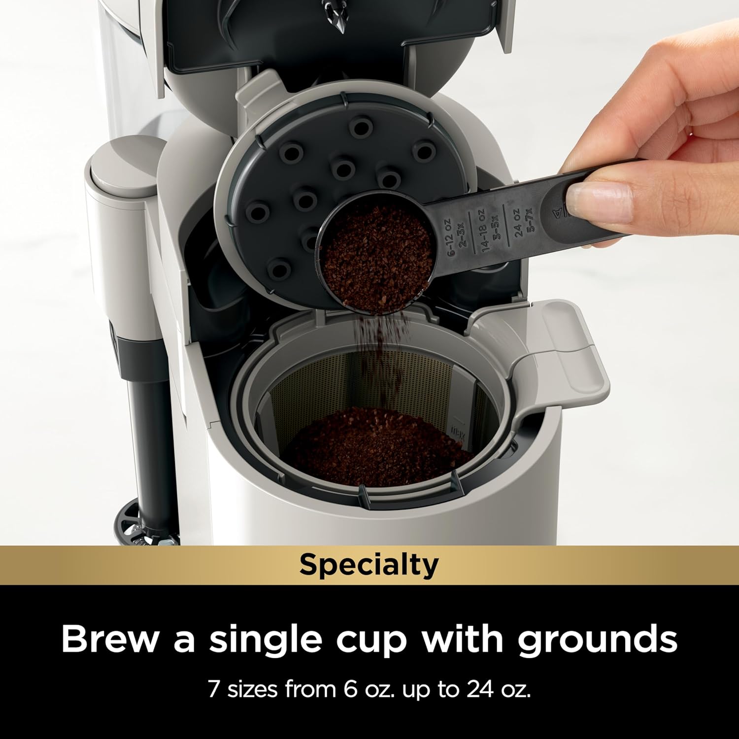 Ninja Single Serve Coffee Maker 56oz Removable Water Reservoir