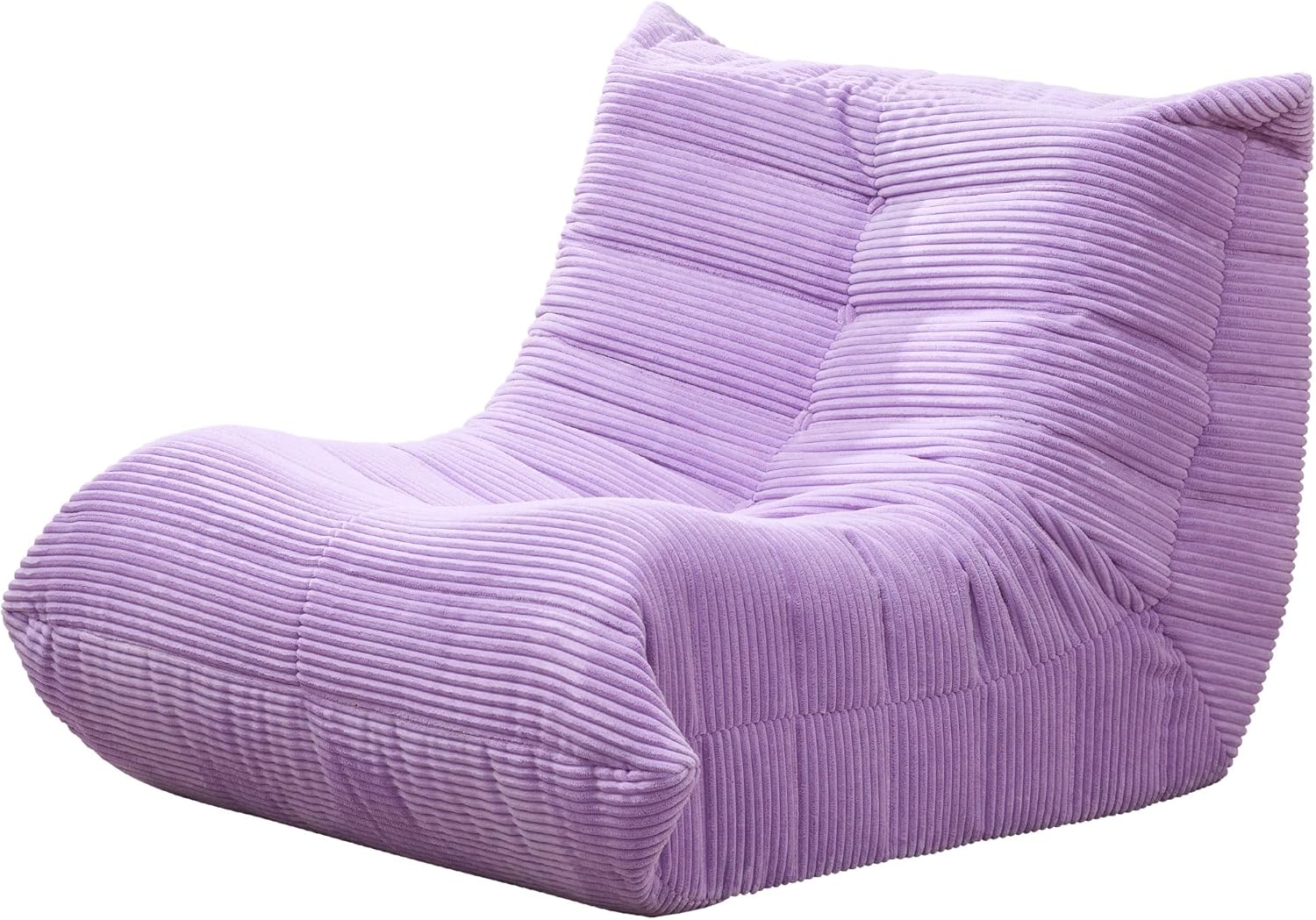 Hobestluk Giant Bean Bag Chair Memory Foam Faux Fur Sofa for Living Room