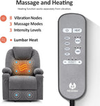 MCombo Power Lift Recliner Chair for Elderly with Heat Massage USB Cup Holders