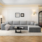 Settab Cloud Modular Sectional Sofa U Shaped Deep Seat Living Room Couch