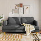 Loveseat Sofa Couch USB Ports 2 Seater Deep Seating Small Couch