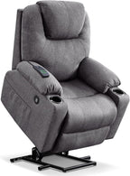 MCombo Power Lift Recliner Chair for Elderly with Heat Massage USB Cup Holders