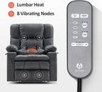 MCombo Dual Motor Power Lift Recliner Chair for Elderly with Heat Massage USB