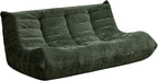 Hobestluk Giant Bean Bag Chair Memory Foam Faux Fur Sofa for Living Room