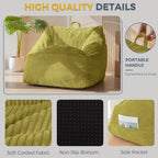 MAXYOYO Bean Bag Chair Floor Sofa with Handle and Pocket for Adults and Kids