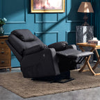 MCombo Electric Power Lift Recliner Massage Heat Chair for Elderly 3 Positions 2 Pockets USB