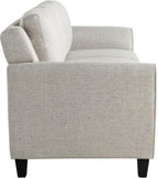Lifestyle Harrington Sofa Upholstered Microfiber Fabric Curved Arm Couch