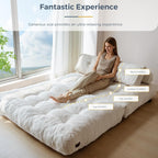 MAXYOYO Folding Sofa Bed Convertible Sleeper Chair with Pillow