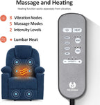 MCombo Power Lift Recliner Chair for Elderly with Heat Massage USB Cup Holders