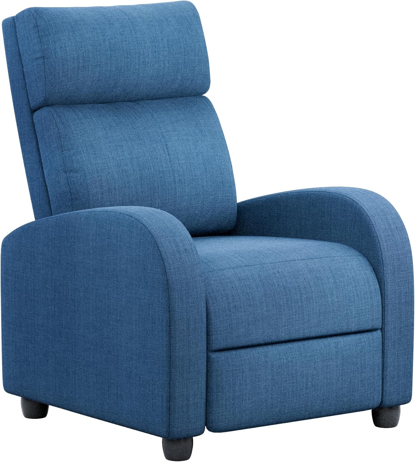 Homall Modern Recliner Chair PU Leather Padded Seat Single Sofa Home Theater