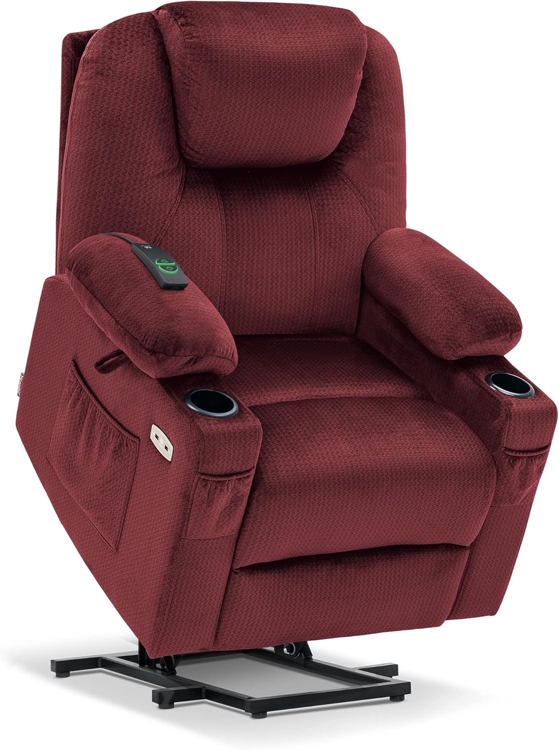 MCombo Power Lift Recliner Chair for Elderly with Heat Massage USB Cup Holders